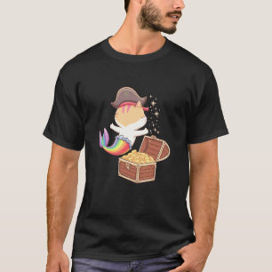 Camiseta Sereia Pirata Gato Divertido Halloween Homens Mulh