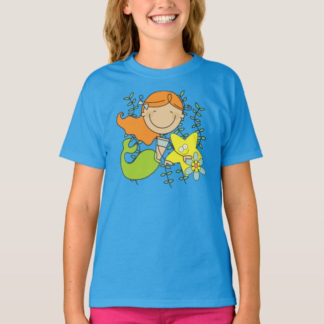 Camiseta Sereia Redhead (Frente)