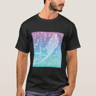 Camiseta Sereia Seashells Sea Ninfh Nouveau Mermaidcore
