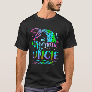 Camiseta Sereia Tio Cute Mermaid Matchin da Família Anivers