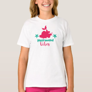 Camiseta Sereia Vibes, Sereia Tail, Sereia Silhouette