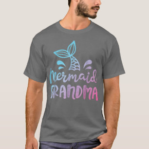 Camiseta Sereia Vovó Engraçada Vovó Correspondente
