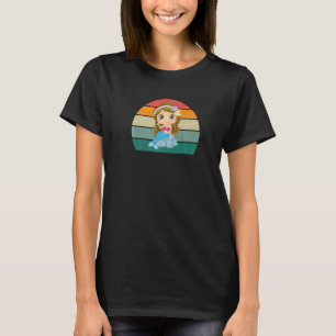 Camiseta Sereias cauda das sereias mar água oceano nadando