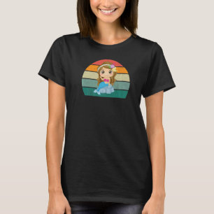 Camiseta Sereias cauda das sereias mar água oceano nadando