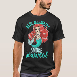 Camiseta Sereias Fumam algas adultas Potes Fumantes
