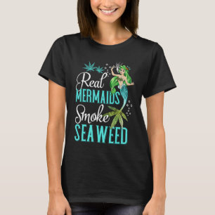 Camiseta Sereias Fumam Algas Para Meninas Que Fumam