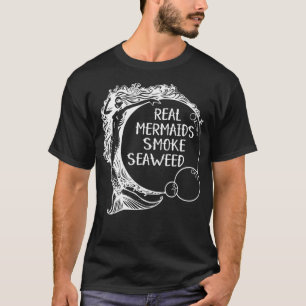 Camiseta Sereias Verdadeiras Agulhas De Algas Adultos Pote