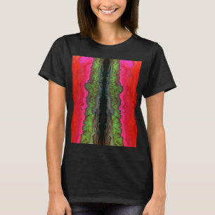 Camiseta "Serenata Colorida" Arte Abstrato colorida