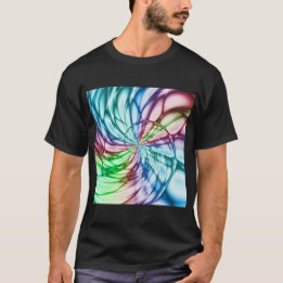 Camiseta Serendipidade | Arte Fractal Multicolor