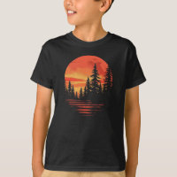 Serene Forest Sunset