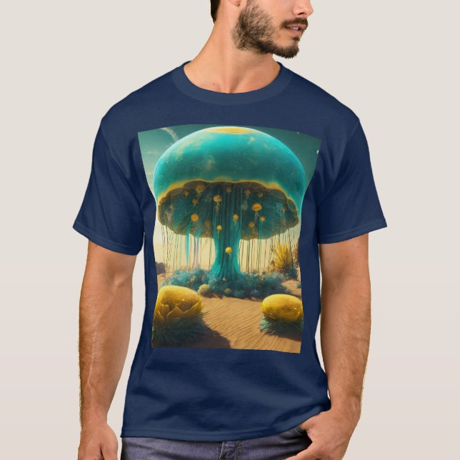Camiseta Serene Jellyfish Tranquile T-Shirt (Frente)