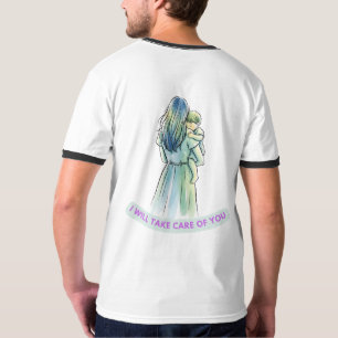 Camiseta Serene Madre e Criança Abraça T-Shirt