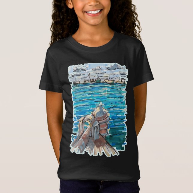 Camiseta Serene Waterscape em San Juan de Ulua, Veracruz (Frente)