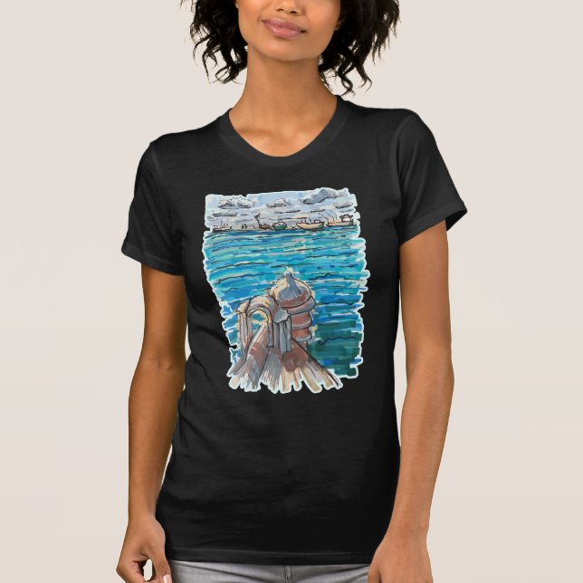 Camiseta Serene Waterscape em San Juan de Ulua, Veracruz (Frente)
