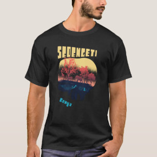 Camiseta Serengeti Quênia Safari África Parque Nacional Gra