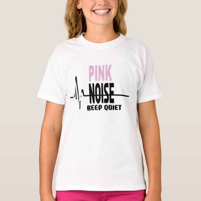 Camiseta Serenidad con ruido rosa, abraza el silencio (Frente)