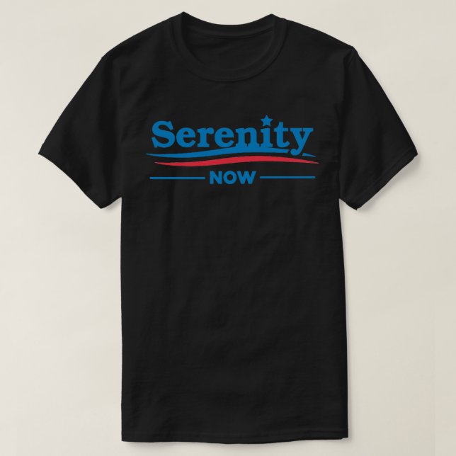 CAMISETA SERENIDADE AGORA (Frente do Design)