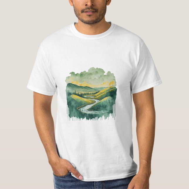 Camiseta Serenidade da Natureza (Frente)