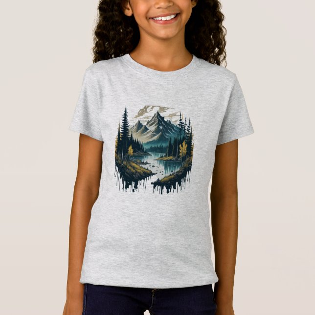 Camiseta Serenidade da Natureza (Frente)