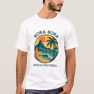 Camiseta Serenidade de Bora Bora – Polinésia Francesa Tropi