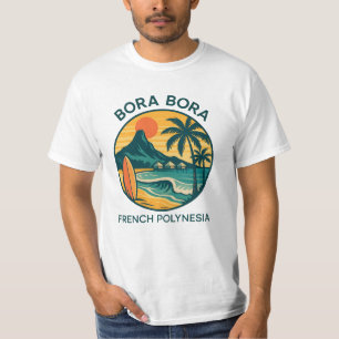 Camiseta Serenidade de Bora Bora – Polinésia Francesa Tropi