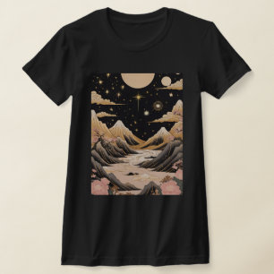 Camiseta Serenidade Montanha Lua