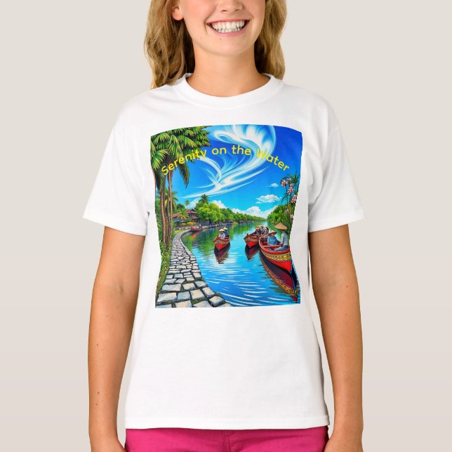 Camiseta Serenidade na Água (Frente)