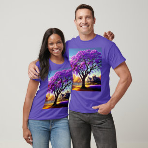 Camiseta **"Serenidade Rústica: O Embraque de Jacaranda Rox