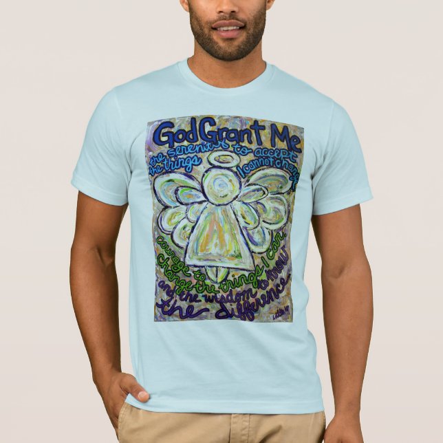 Camiseta Serenity Prayer Angel T-shirt (Frente)