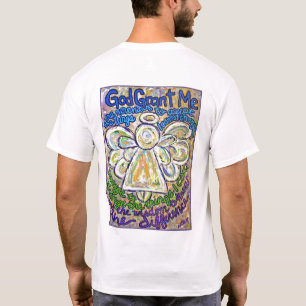 Camiseta Serenity Prayer Angel T-shirt (verso)