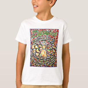 Camiseta Serenity Prayer Angel (Texto Espanhol)