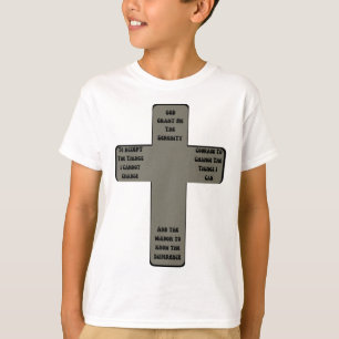Camiseta Serenity Prayer Cross Cote Boy