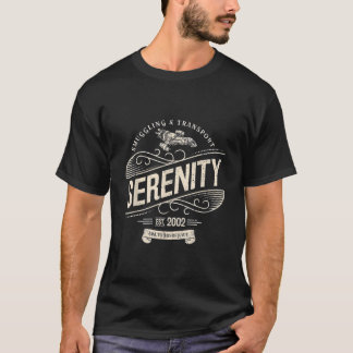 Camiseta Serenity Sgling e Transporte Firefly