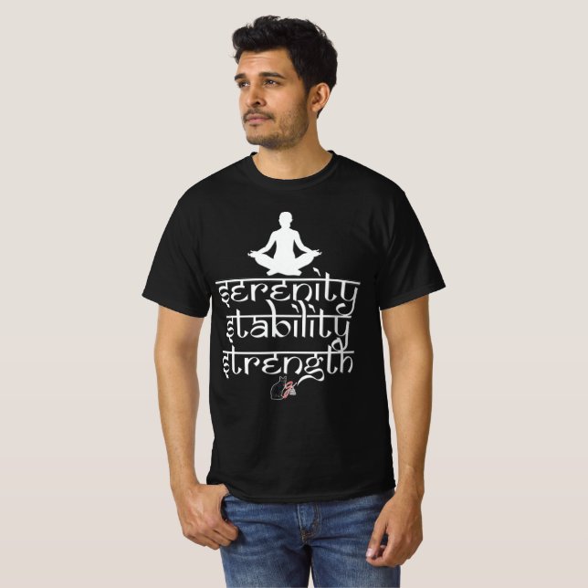 Camiseta Serenity Stability Strength (Frente Completa)