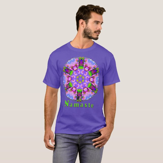 Camiseta Sereno Namaste Caleidoscópio (Frente Completa)