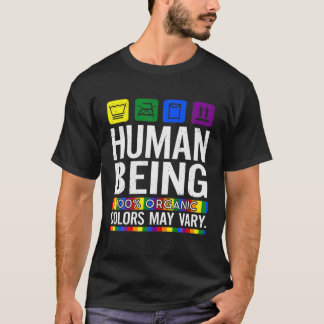 Camiseta Seres Humanos 100% Cores Orgânicos Podem Variar O 