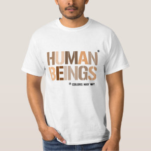 Camiseta SERES HUMANOS: As cores podem variar