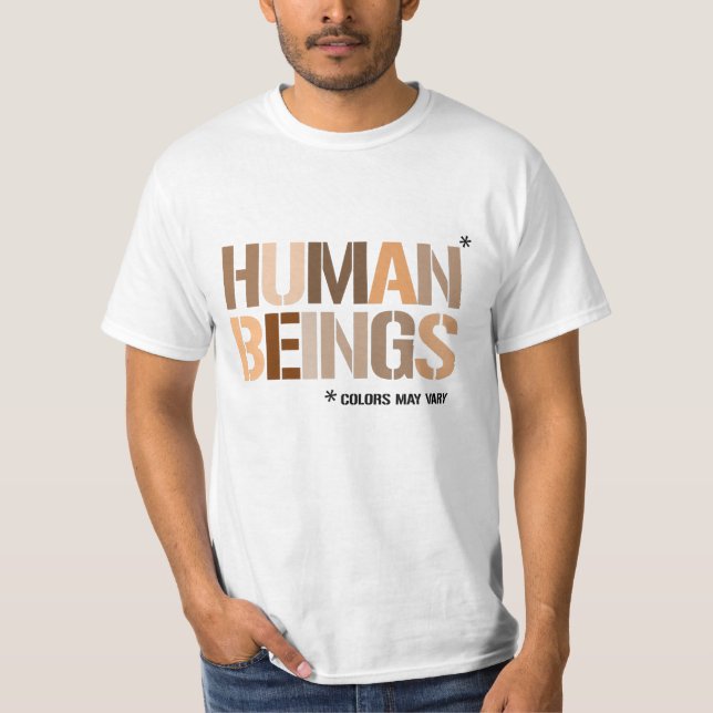 Camiseta SERES HUMANOS: As cores podem variar (Frente)