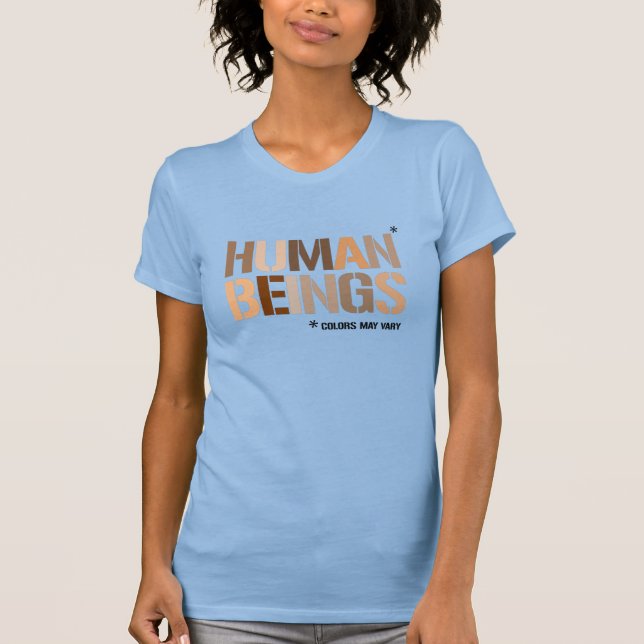 Camiseta SERES HUMANOS: As cores podem variar (Frente)