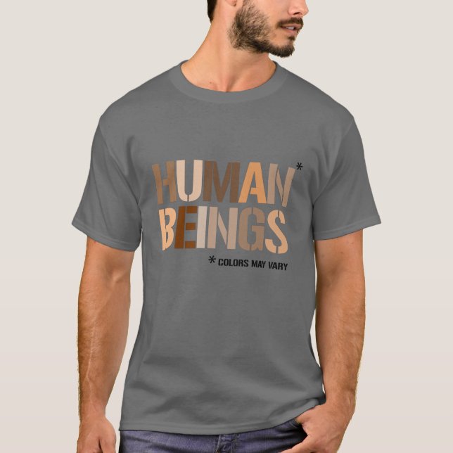 Camiseta SERES HUMANOS: As cores podem variar (Frente)