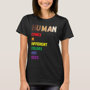 Camiseta Seres Humanos Cores Podem Variar A Igualdade Lgbt