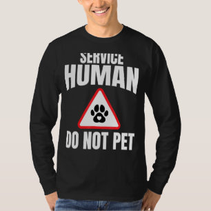 Camiseta Seres Humanos Não Pet Cães Mãe Cabo Paw M