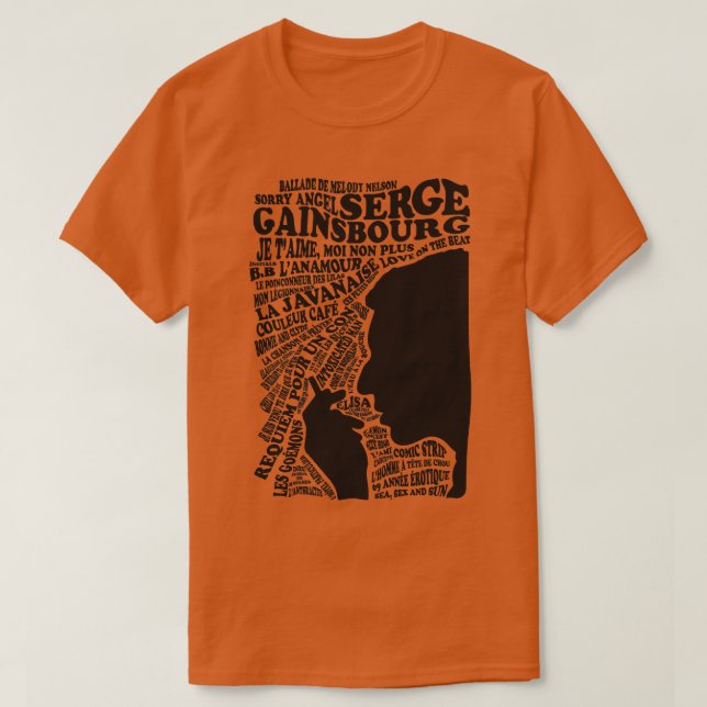 Camiseta Serge Gainsbourg Discovery (Frente do Design)