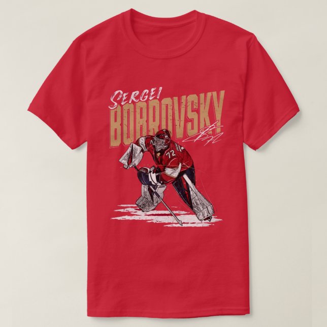 Camiseta Sergei Bobrovsky Chisel (Frente do Design)
