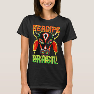Camiseta Sergipe Brasil Boi Celebração Folclórica Bumba