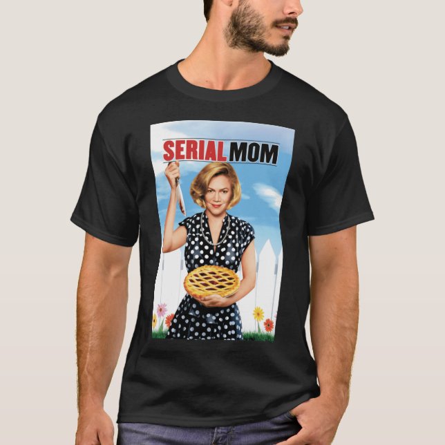 Camiseta Serial Mom poster retro (Frente)