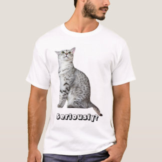 Camiseta Seriamente? Gatinho