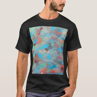 Camiseta Série colorida: textura de fundo abstrato.