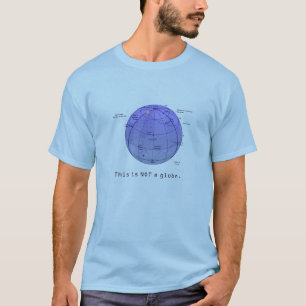 Camiseta Série da astronomia - este não é um globo