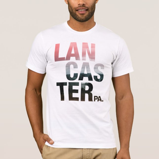 Camiseta Série da liberdade - tipo de Lancaster (Frente)